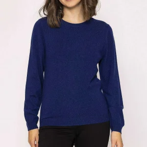 Rowen Avenue 100% Cashmere Knit In Denim*Women Jumpers & Cardigans