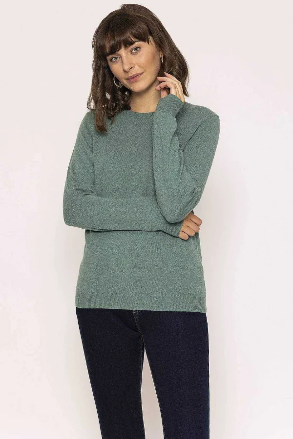 Rowen Avenue 100% Cashmere Knit In Sage*Women Jumpers & Cardigans