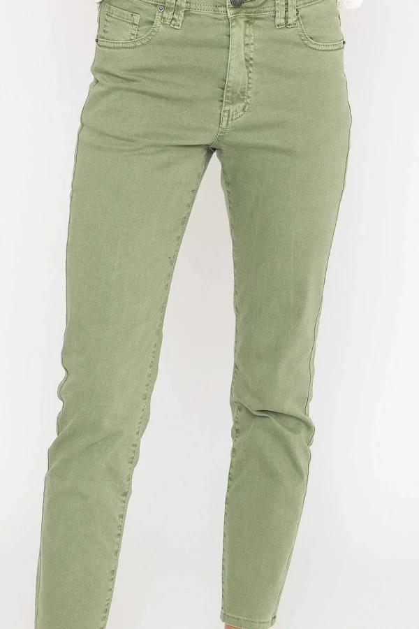 Kelly & Grace Weekend Casual Jean Pants In Green*Women Jeans & Trousers