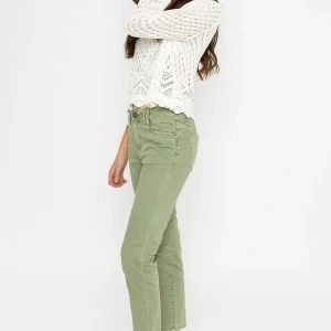 Kelly & Grace Weekend Casual Jean Pants In Green*Women Jeans & Trousers