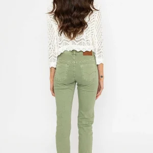 Kelly & Grace Weekend Casual Jean Pants In Green*Women Jeans & Trousers