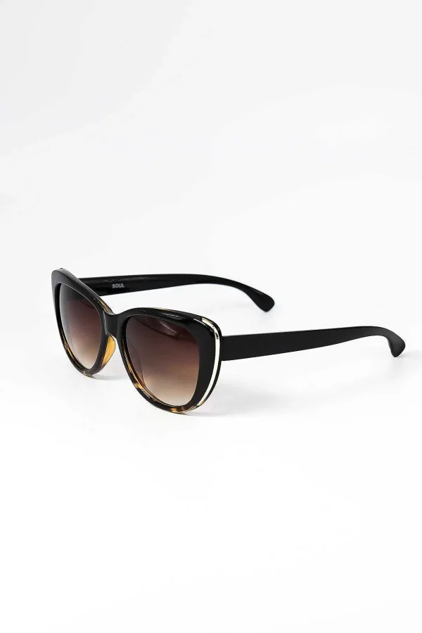 SOUL Accessories Cateye Sunglasses In Brown* Sunglasses