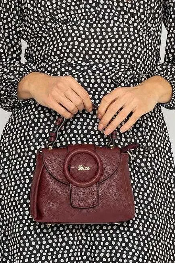 Dice Celia Crossbody Bag In Burgundy*Women As Seen On Social
