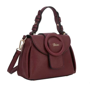 Dice Celia Crossbody Bag In Burgundy*Women As Seen On Social