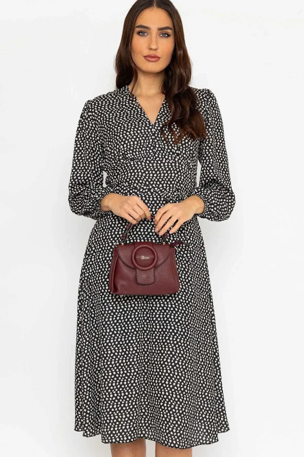 Dice Celia Crossbody Bag In Burgundy*Women As Seen On Social