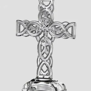 Galway Crystal Celtic Design Glass Cross* Homeware