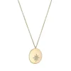 Knight & Day Centre Star Necklace In Gold* Jewellery