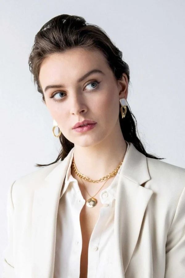 Knight & Day Centre Star Necklace In Gold* Jewellery