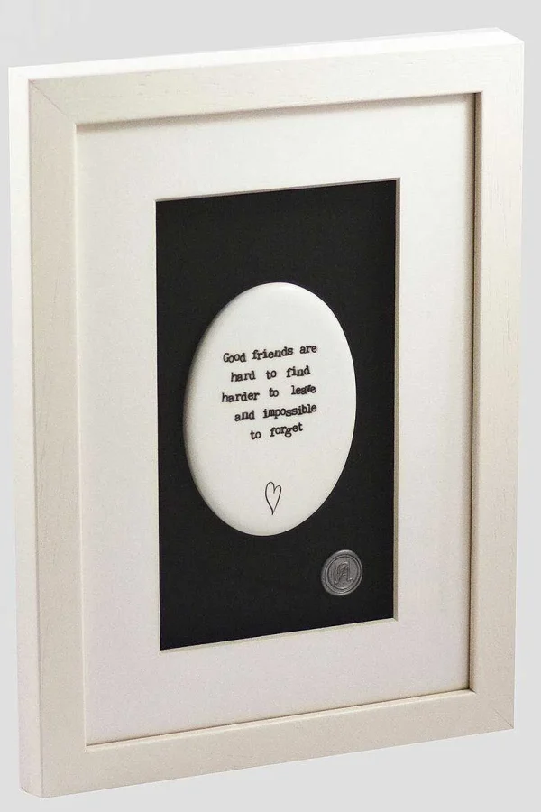 Amilie Ceramic Art-Good Friends Are Hard To Find* Homeware