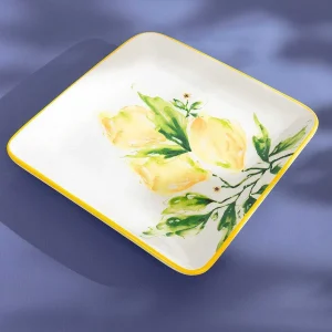 Carraig Donn HOME Ceramic Lemon Square Plate* Homeware