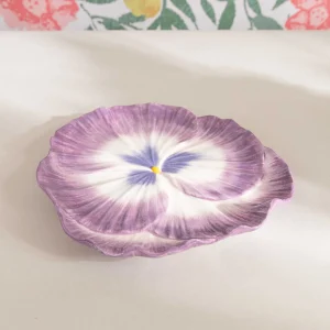 Carraig Donn HOME Ceramic Pansy Serving Plate*Women As Seen On Social