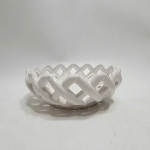 Carraig Donn HOME Ceramic Weaved Bowl White* Homeware