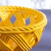 Carraig Donn HOME Ceramic Weaved Bowl Yellow* Homeware