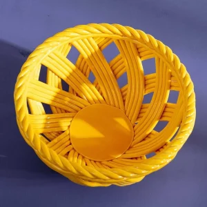 Carraig Donn HOME Ceramic Weaved Bowl Yellow* Homeware