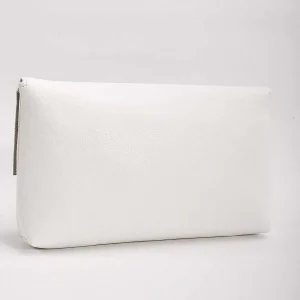 SOUL Accessories Chain Detail Clutch In White*Women As Seen On Social