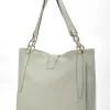 SOUL Accessories Chain Detail Tote In Sage Green* Accessories