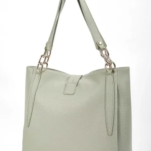 SOUL Accessories Chain Detail Tote In Sage Green* Accessories