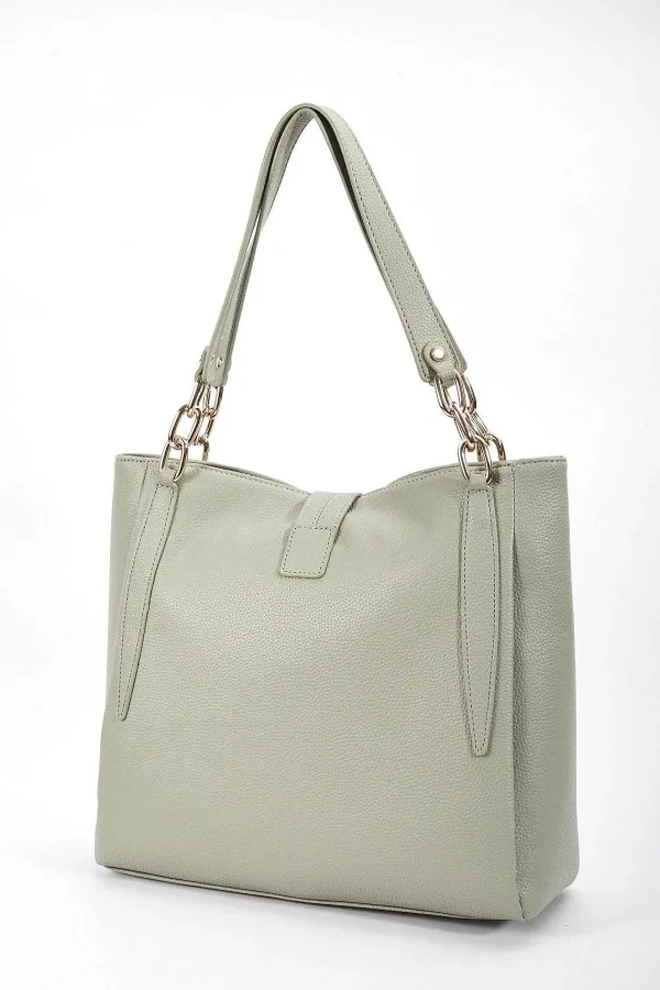 SOUL Accessories Chain Detail Tote In Sage Green* Accessories