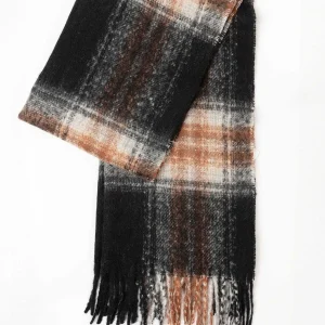 SOUL Accessories Check Scarf In Black* Accessories