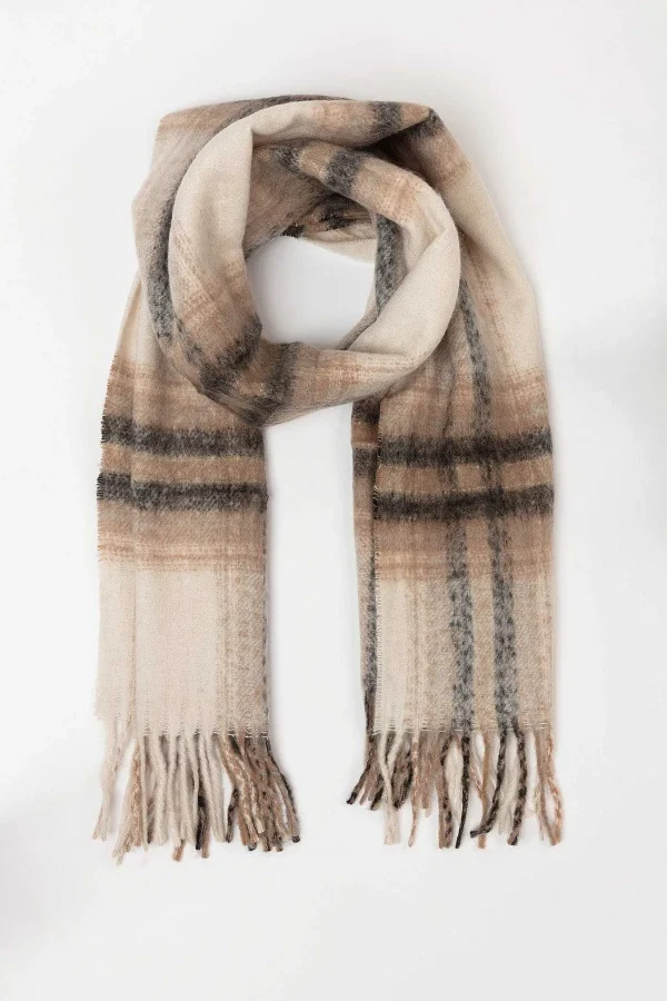 SOUL Accessories Check Scarf In Brown Tones* Accessories