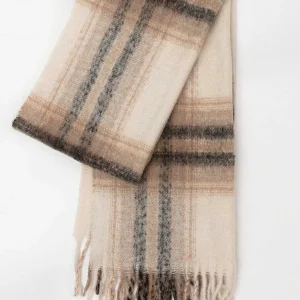 SOUL Accessories Check Scarf In Brown Tones* Accessories