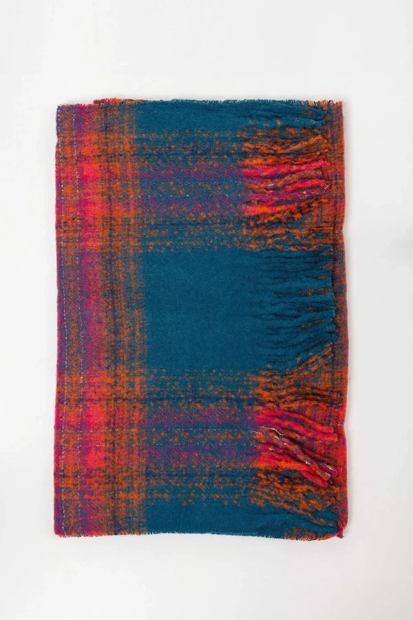 SOUL Accessories Check Scarf In Navy* Accessories