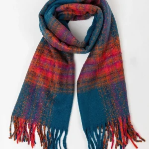 SOUL Accessories Check Scarf In Navy* Accessories