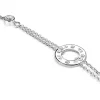 Newbridge Silverware Jewellery Childs Love Bracelet Clear Stones* Kids
