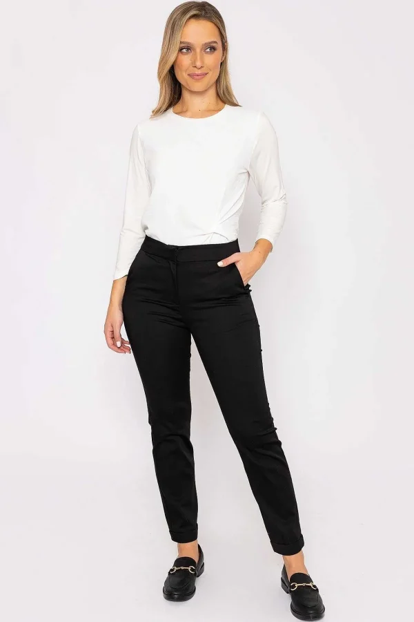 Kelly & Grace Weekend Chino Pant In Black*Women Jeans & Trousers