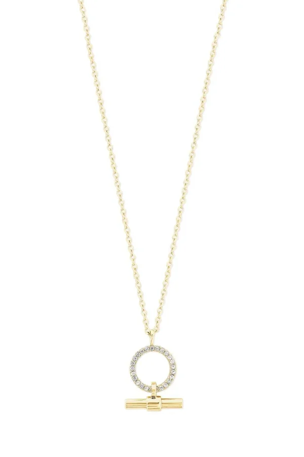 Tipperary Crystal Jewellery Circle & T-Bar Pendant* Boxed Gifts