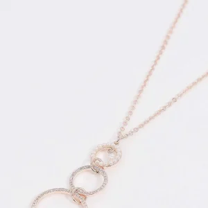 Soul Jewellery Circle And Pearl Drop Necklace* Necklaces