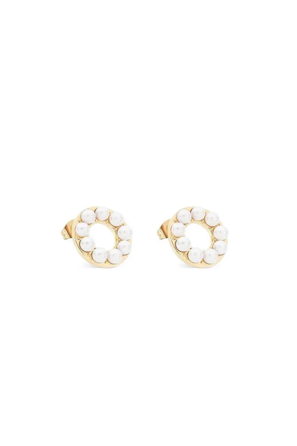 Tipperary Crystal Jewellery Circle Of Pearls Earrings* Boxed Gifts