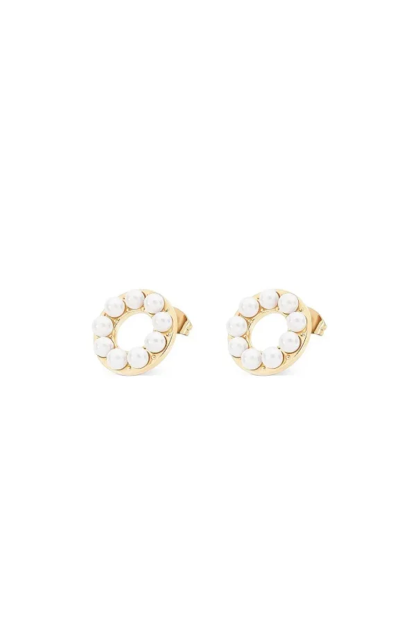 Tipperary Crystal Jewellery Circle Of Pearls Earrings* Boxed Gifts
