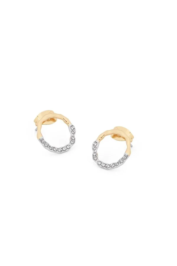 Tipperary Crystal Jewellery Circle Pave Earrings* Boxed Gifts