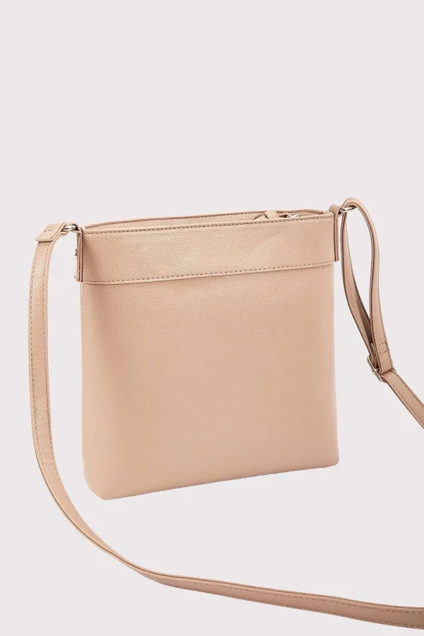 SOUL Accessories Classic Crossbody Front Zip Bag In Beige* Accessories