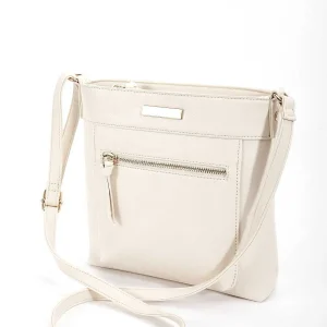 SOUL Accessories Classic Crossbody Front Zip Bag In Cream* Accessories