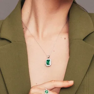 Knight & Day Classic Emerald Pendant* Boxed Gifts