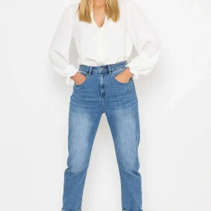 Pala D'oro Classic High Waisted Denim Jeans*Women Jeans & Trousers