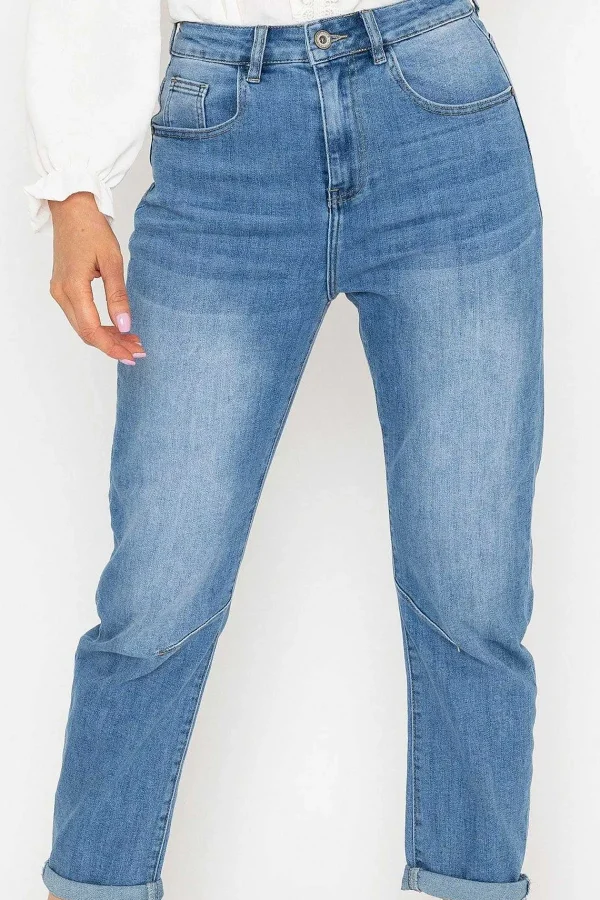 Pala D'oro Classic High Waisted Denim Jeans*Women Jeans & Trousers