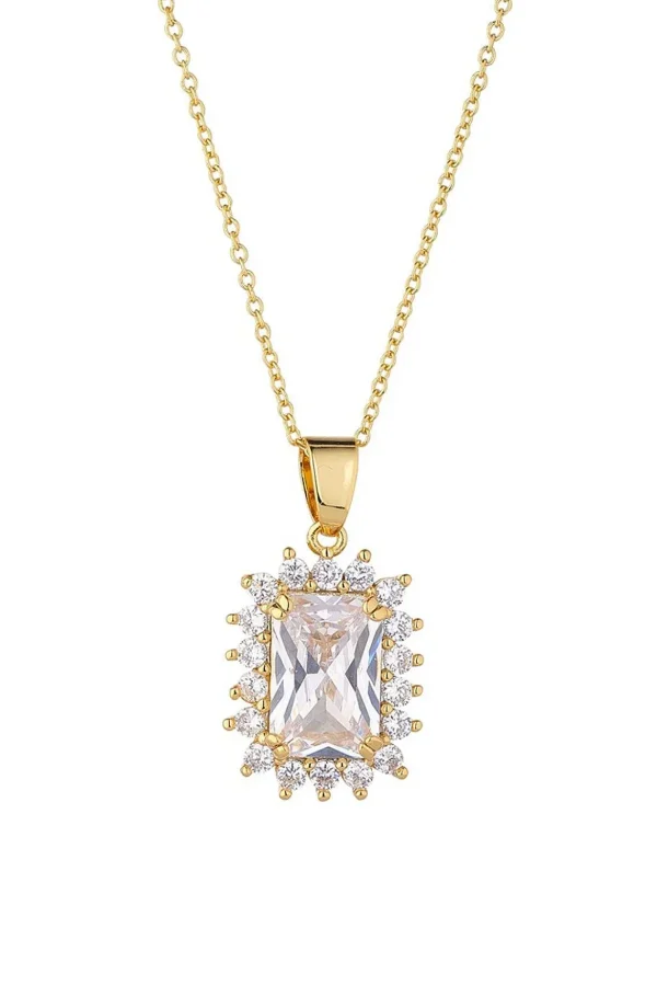 Knight & Day Clear Gold Pendant* Boxed Gifts