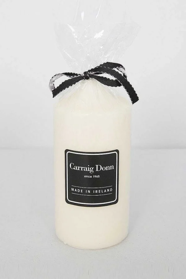 Carraig Donn HOME 16 Cm Ivory Pillar Candle* Homeware