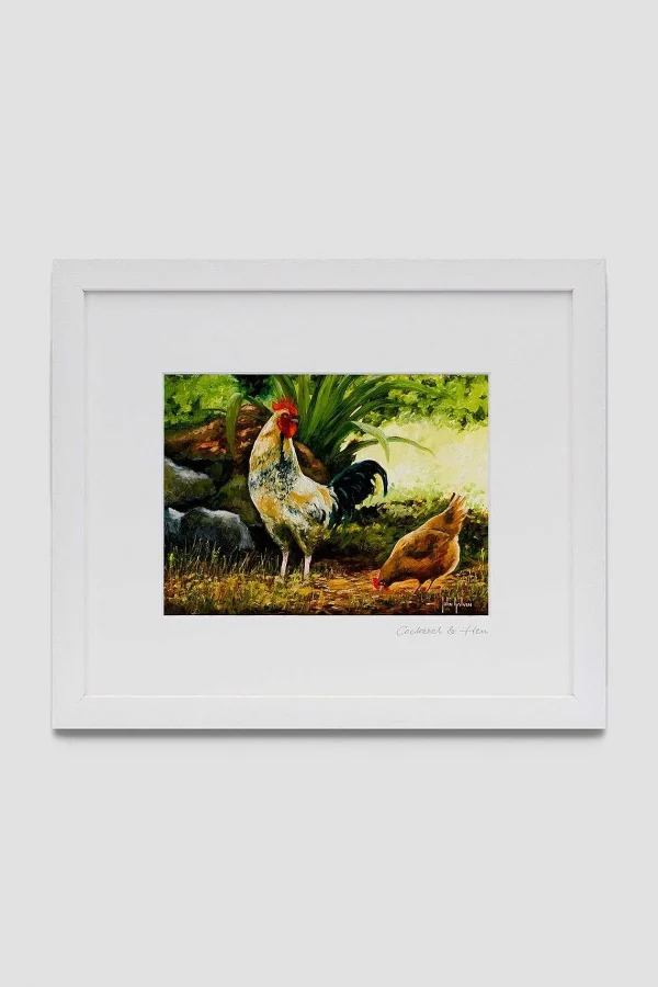Blue Shoe Gallery Cockerel And Hen Wall Art* Homeware