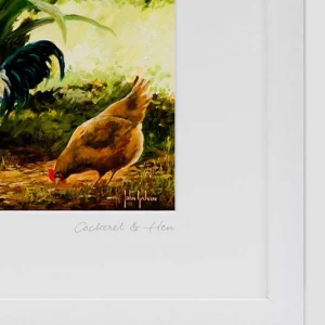 Blue Shoe Gallery Cockerel And Hen Wall Art* Homeware