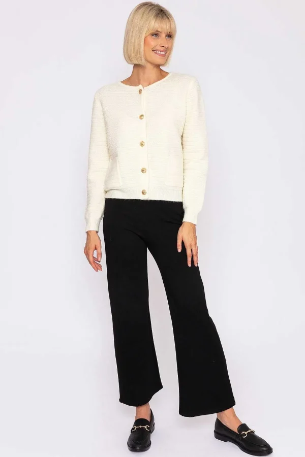 J'aime la Vie Coco Cardigan In Ecru*Women Jumpers & Cardigans