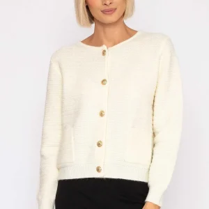 J'aime la Vie Coco Cardigan In Ecru*Women Jumpers & Cardigans