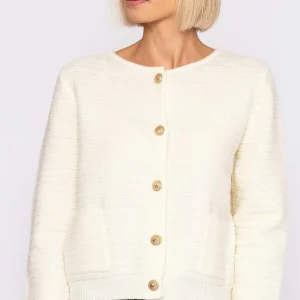 J'aime la Vie Coco Cardigan In Ecru*Women Jumpers & Cardigans