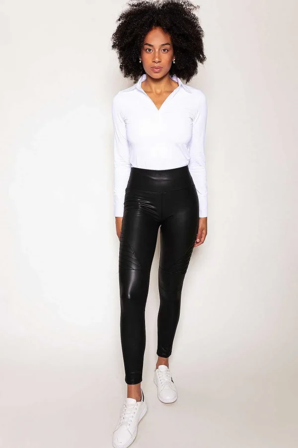 J'aime la Vie Collar Shirt In White*Women Tops & Blouses