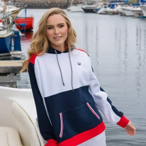 West Quay Colour Block Hoodie In Navy*Women Hoodies & Sweatshirts