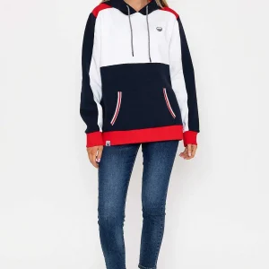 West Quay Colour Block Hoodie In Navy*Women Hoodies & Sweatshirts