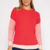 Kelly & Grace Weekend Colour Block Knit In Blush*Women Jumpers & Cardigans